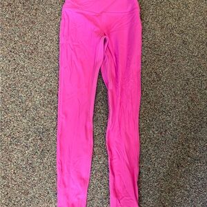 Hot Pink Lululemon Leggings